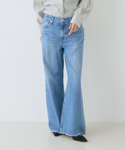 upperhights（アッパーハイツ）の「【upper hights/アッパーハイツ】別注THE LAUREN フレアデニム（デニムパンツ・レディース・ブルー・24/23/22/21/25）」の5枚目の写真