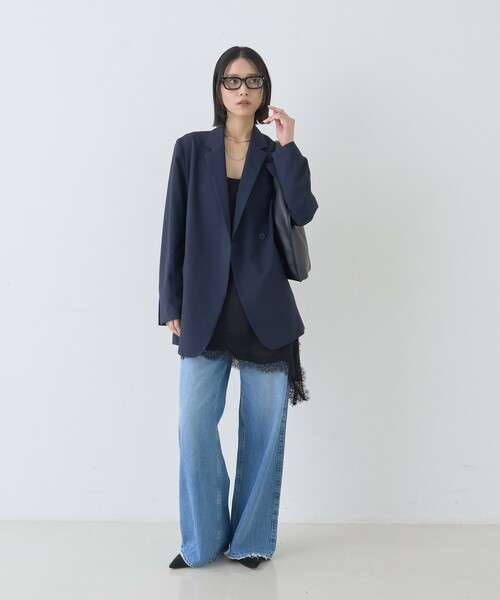 upperhights（アッパーハイツ）の「【upper hights/アッパーハイツ】別注THE LAUREN フレアデニム（デニムパンツ・レディース・ブルー・24/23/22/21/25）」の17枚目の写真