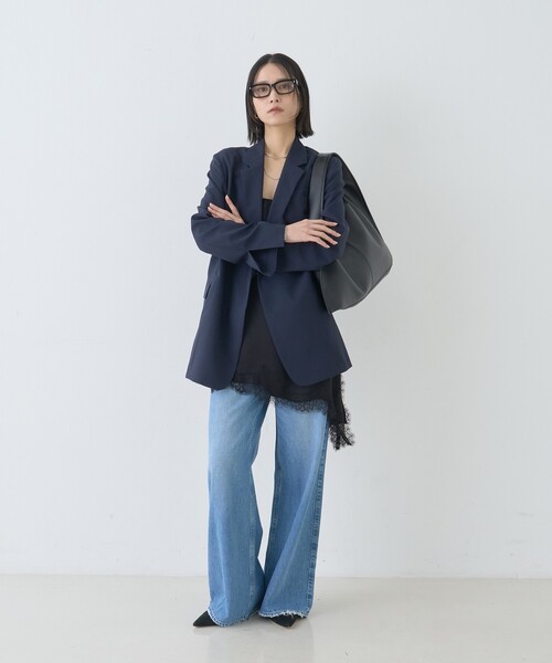 upperhights（アッパーハイツ）の「【upper hights/アッパーハイツ】別注THE LAUREN フレアデニム（デニムパンツ・レディース・ブルー・24/23/22/21/25）」の18枚目の写真