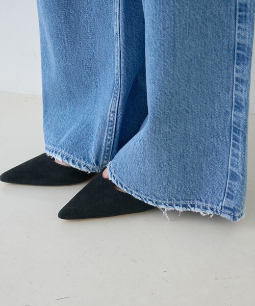 upperhights（アッパーハイツ）の「【upper hights/アッパーハイツ】別注THE LAUREN フレアデニム（デニムパンツ・レディース・ブルー・24/23/22/21/25）」の7枚目の写真