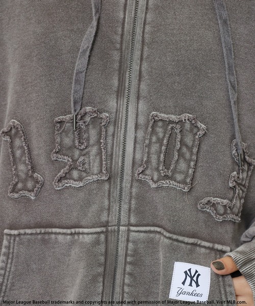 BACK TO THE FIELD（バック トゥー ザ フィールド）の「【MLB】ZIPビッグフーディー（パーカー・レディース・ブラック/ネイビー/ブラウン・FREE）」の17枚目の写真