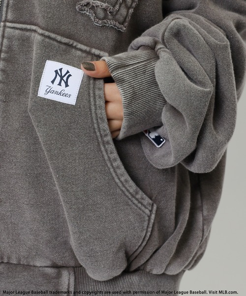 BACK TO THE FIELD（バック トゥー ザ フィールド）の「【MLB】ZIPビッグフーディー（パーカー・レディース・ブラック/ネイビー/ブラウン・FREE）」の18枚目の写真