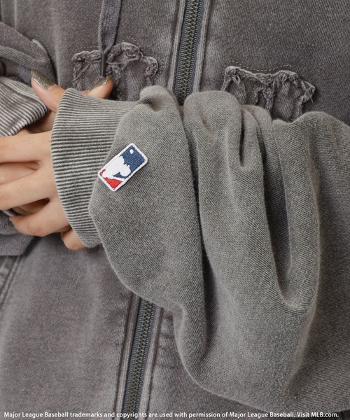 BACK TO THE FIELD（バック トゥー ザ フィールド）の「【MLB】ZIPビッグフーディー（パーカー・レディース・ブラック/ネイビー/ブラウン・FREE）」の19枚目の写真