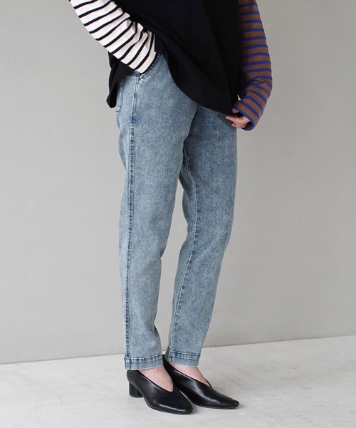 zootie（ズーティー）の「エアパンツ［テーパード］（その他パンツ・レディース・ライトブルー/ブラック/ベージュ/ネイビー/オリーブ/インディゴブルー/アイボリー/ブラック×グレー/ホワイト×ブラック/ホワイト系その他/ブラック系その他/グレー系その他/ライトインディゴブルー/ブラック×グリーン/ケミカルウォッシュ/チャコール/ダークベージュ/ブラック系その他2・S/M/L/S1/LL/M1/L1/LL1）」の18枚目の写真