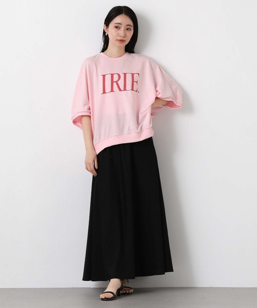 CHIGNON（シニヨン）の「ＩＲＩＥロゴドルマンTシャツ（Tシャツ/カットソー・レディース・ピンク/チャコールグレー・FREE）」の17枚目の写真