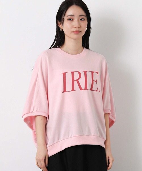 CHIGNON（シニヨン）の「ＩＲＩＥロゴドルマンTシャツ（Tシャツ/カットソー・レディース・ピンク/チャコールグレー・FREE）」の18枚目の写真