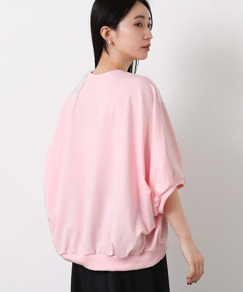 CHIGNON（シニヨン）の「ＩＲＩＥロゴドルマンTシャツ（Tシャツ/カットソー・レディース・ピンク/チャコールグレー・FREE）」の9枚目の写真