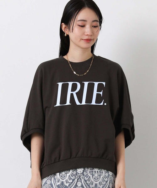 CHIGNON（シニヨン）の「ＩＲＩＥロゴドルマンTシャツ（Tシャツ/カットソー・レディース・ピンク/チャコールグレー・FREE）」の13枚目の写真