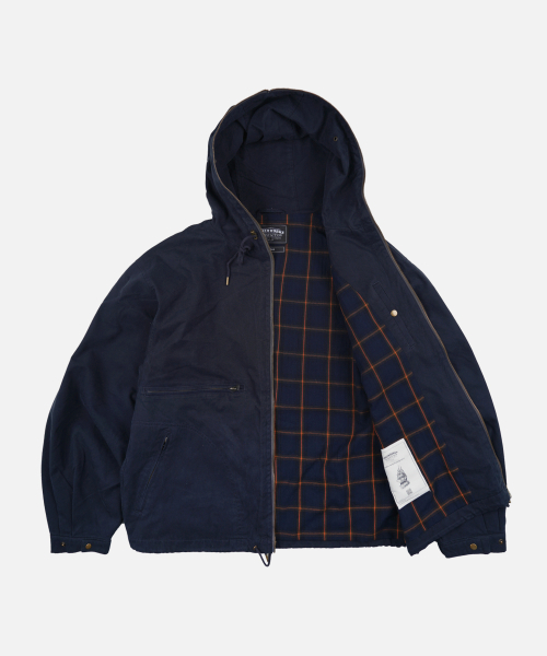 FRIZMWORKS(フリズムワークス)の「SAILING HOODED PARKA _ NAVY(ダウンジャケット/コート・メンズ・その他・SMALL/MEDIUM/LARGE/X-LARGE)」の2枚目の写真