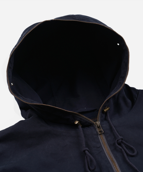FRIZMWORKS(フリズムワークス)の「SAILING HOODED PARKA _ NAVY(ダウンジャケット/コート・メンズ・その他・SMALL/MEDIUM/LARGE/X-LARGE)」の4枚目の写真