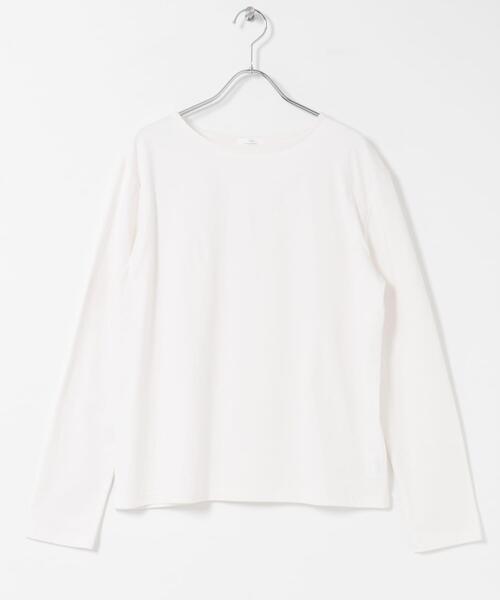 ITEMS URBANRESEARCH（アイテムズ アーバンリサーチ）の「カギバリニット×ロングTシャツ（Tシャツ/カットソー・レディース・ブラック/グレー・FREE）」の7枚目の写真