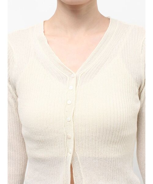 Ungrid（アングリッド）の「シアーフィットニットカーディガン（カーディガン/ボレロ・レディース・アイボリー/ブルー/ブラック・FREE）」の19枚目の写真