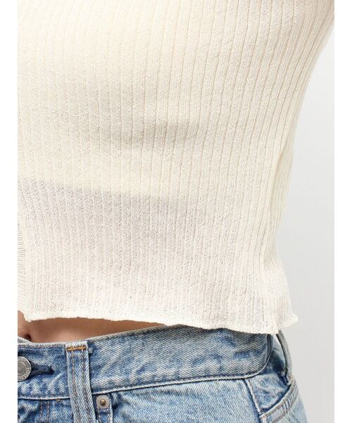 Ungrid（アングリッド）の「シアーフィットニットカーディガン（カーディガン/ボレロ・レディース・アイボリー/ブルー/ブラック・FREE）」の21枚目の写真