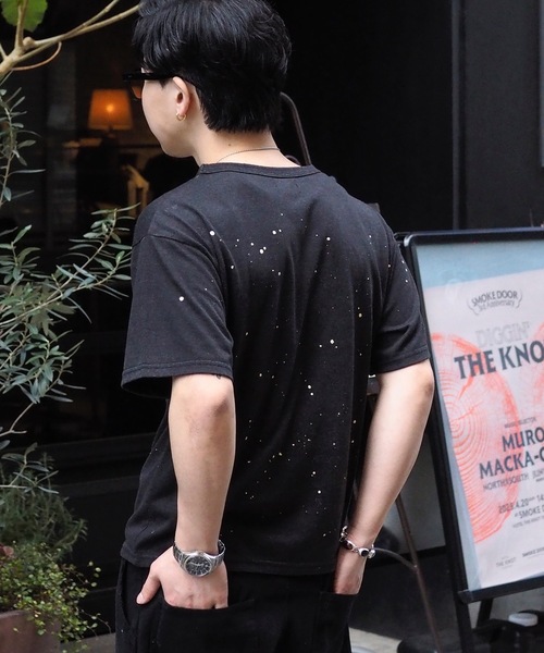 MandO(エムオー)(エムオー)の「ヴィンテージカレッジロゴクルーネックTシャツ(Tシャツ/カットソー・メンズ・ブラウン/ブラック・MEDIUM/LARGE)」の10枚目の写真
