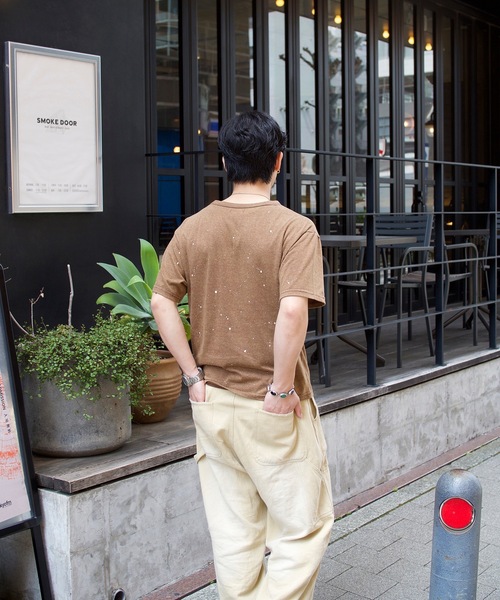 MandO(エムオー)(エムオー)の「ヴィンテージカレッジロゴクルーネックTシャツ(Tシャツ/カットソー・メンズ・ブラウン/ブラック・MEDIUM/LARGE)」の21枚目の写真
