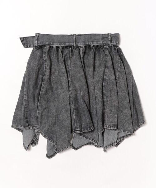 GORGE（ゴージ）の「《ベルト付き×アシンメトリー》デニムミニスカート／インパン付き／オールシーズン／全2色（スカート・レディース・ブラック/ブルー系・F）」の18枚目の写真