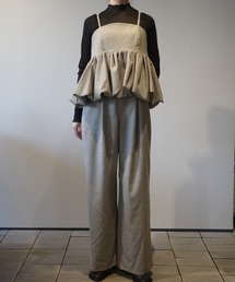 CLANE（クラネ）の「CLANE PEPLUM LAYERED ALL IN ONE（サロペット/オーバーオール）」