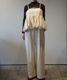 CLANE（クラネ）の「CLANE PEPLUM LAYERED ALL IN ONE（サロペット/オーバーオール）」