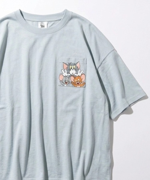 Tom&Jerry(トムアンドジェリー)の「2026SS Tom&Jerry/トムとジェりー オーバーサイズ イラストプリント 半袖Tシャツ(Tシャツ/カットソー・レディース・ライトグレー/ピンク/ホワイト/レッド系その他/スミクロ/ブルー系その他/ネイビー/アッシュグレー/ブラック/サックスブルー/カーキ/グレー系その他・M/L)」の10枚目の写真