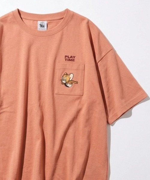 Tom&Jerry(トムアンドジェリー)の「2026SS Tom&Jerry/トムとジェりー オーバーサイズ イラストプリント 半袖Tシャツ(Tシャツ/カットソー・レディース・ライトグレー/ピンク/ホワイト/レッド系その他/スミクロ/ブルー系その他/ネイビー/アッシュグレー/ブラック/サックスブルー/カーキ/グレー系その他・M/L)」の12枚目の写真