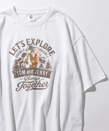 2026SS Tom&Jerry/トムとジェりー オーバーサイズ イラストプリント 半袖Tシャツ