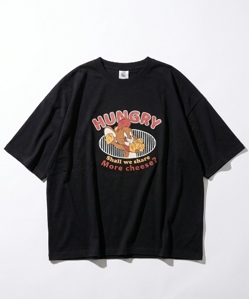 Tom&Jerry(トムアンドジェリー)の「2026SS Tom&Jerry/トムとジェりー オーバーサイズ イラストプリント 半袖Tシャツ(Tシャツ/カットソー・レディース・ライトグレー/ピンク/ホワイト/レッド系その他/スミクロ/ブルー系その他/ネイビー/アッシュグレー/ブラック/サックスブルー/カーキ/グレー系その他・M/L)」の14枚目の写真
