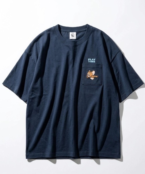 Tom&Jerry(トムアンドジェリー)の「2026SS Tom&Jerry/トムとジェりー オーバーサイズ イラストプリント 半袖Tシャツ(Tシャツ/カットソー・レディース・ライトグレー/ピンク/ホワイト/レッド系その他/スミクロ/ブルー系その他/ネイビー/アッシュグレー/ブラック/サックスブルー/カーキ/グレー系その他・M/L)」の18枚目の写真