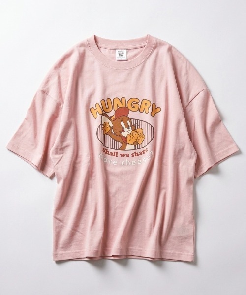 Tom&Jerry(トムアンドジェリー)の「2026SS Tom&Jerry/トムとジェりー オーバーサイズ イラストプリント 半袖Tシャツ(Tシャツ/カットソー・レディース・ライトグレー/ピンク/ホワイト/レッド系その他/スミクロ/ブルー系その他/ネイビー/アッシュグレー/ブラック/サックスブルー/カーキ/グレー系その他・M/L)」の20枚目の写真