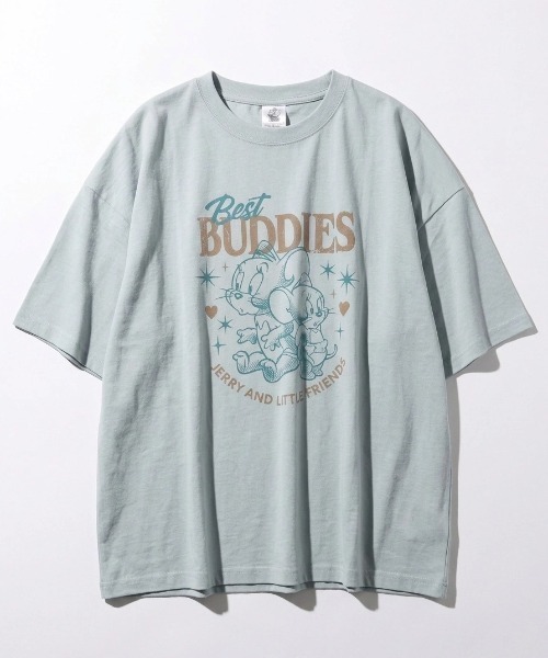 Tom&Jerry(トムアンドジェリー)の「2026SS Tom&Jerry/トムとジェりー オーバーサイズ イラストプリント 半袖Tシャツ(Tシャツ/カットソー・レディース・ライトグレー/ピンク/ホワイト/レッド系その他/スミクロ/ブルー系その他/ネイビー/アッシュグレー/ブラック/サックスブルー/カーキ/グレー系その他・M/L)」の22枚目の写真