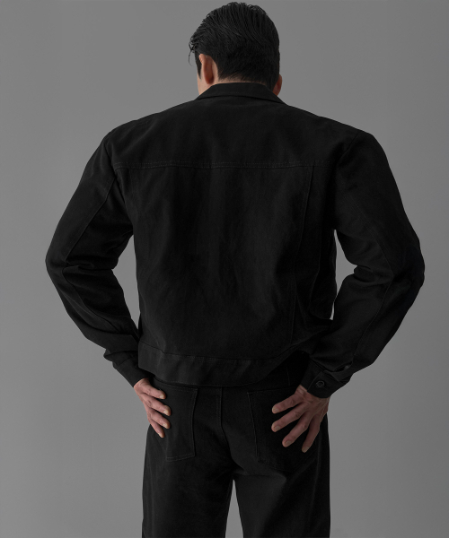 BOWLOW PRODUCT（バウロープロダクト）の「キャティオニックコットンクロップジャケット[ブラック]（その他アウター・メンズ・その他・MEDIUM/LARGE/X-LARGE）」の4枚目の写真