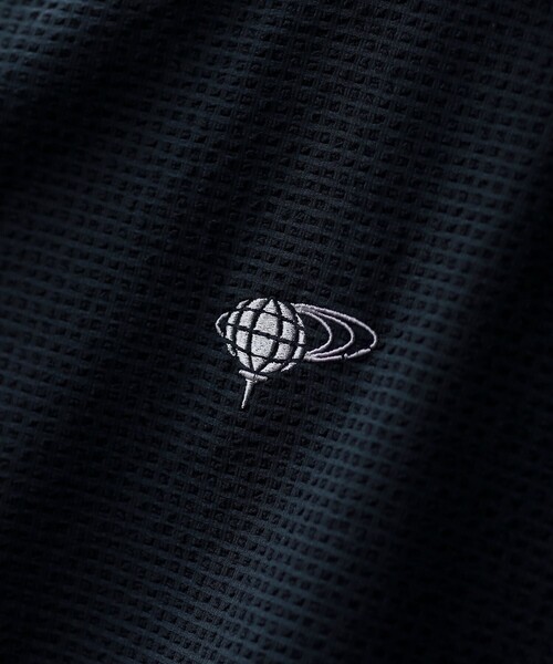 BEAMS GOLF(ビームスゴルフ)の「ORANGE LABEL / ドットエア(R)メッシュ モックネックシャツ(吸水速乾)(Tシャツ/カットソー・メンズ・ネイビー/ブラウン/ブラック・XL/L/S/M)」の14枚目の写真
