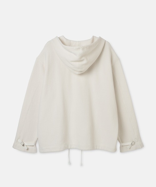 SEAGREEN(シーグリーン)の「SEAGREEN(シーグリーン) CRATER LACEUP HOODIE クレーターレースアップフーディ(パーカー・メンズ・ネイビー・3/2)」の3枚目の写真