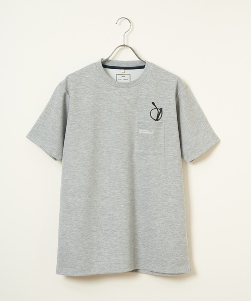 ikka(イッカ)の「冷感ポンチメガネ刺繍ポケT(Tシャツ/カットソー・メンズ・サックスブルー/ブラック/グレー/ホワイト・XL/L/M/S)」の11枚目の写真