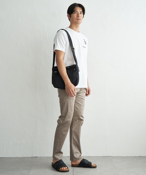 ikka(イッカ)の「冷感ポンチメガネ刺繍ポケT(Tシャツ/カットソー・メンズ・サックスブルー/ブラック/グレー/ホワイト・XL/L/M/S)」の6枚目の写真
