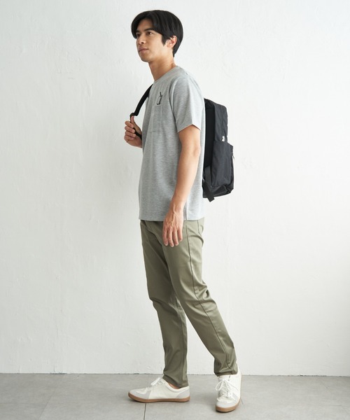 ikka(イッカ)の「冷感ポンチメガネ刺繍ポケT(Tシャツ/カットソー・メンズ・サックスブルー/ブラック/グレー/ホワイト・XL/L/M/S)」の16枚目の写真