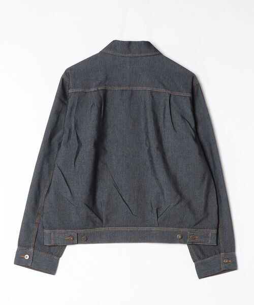 GLOSTER（グロスター）の「メッシュデニム3rd type BZ（ブルゾン・メンズ・ブラック/インディゴブルー・S/M/L）」の3枚目の写真