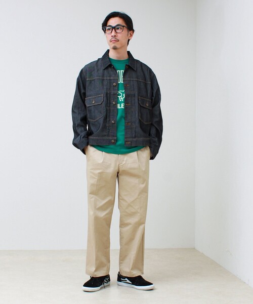 GLOSTER(グロスター)の「【軽量ストレッチ】メッシュデニム3rdタイプジャケット(デニムジャケット・メンズ・ブラック/インディゴブルー・S/M/L)」の20枚目の写真