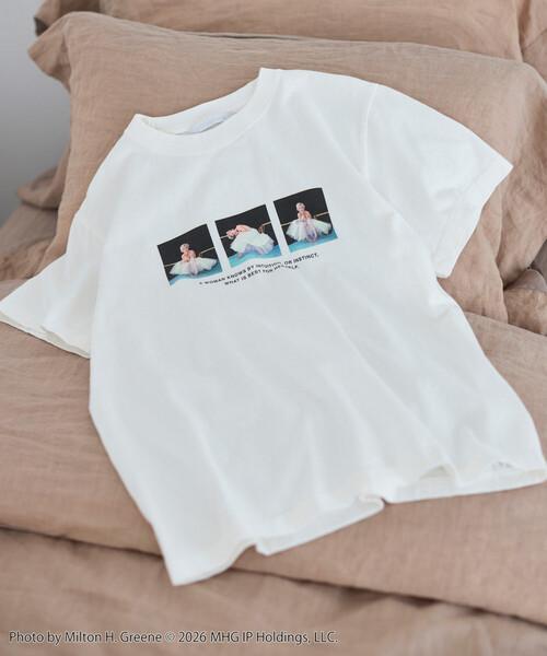 Firsthand(ファーストハンド)の「Firsthand/ファーストハンド マリリンモンロー ショートスリーブ 3フォト Tシャツ / プリントTシャツ(Tシャツ/カットソー・レディース・チャコールグレー/ホワイト・FREE)」の5枚目の写真