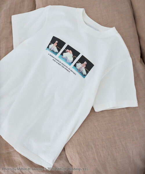 Firsthand(ファーストハンド)の「Firsthand/ファーストハンド マリリンモンロー ショートスリーブ 3フォト Tシャツ / プリントTシャツ(Tシャツ/カットソー・レディース・チャコールグレー/ホワイト・FREE)」の6枚目の写真