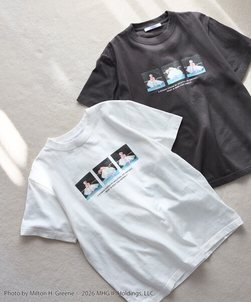 Firsthand(ファーストハンド)の「Firsthand/ファーストハンド マリリンモンロー ショートスリーブ 3フォト Tシャツ / プリントTシャツ(Tシャツ/カットソー・レディース・チャコールグレー/ホワイト・FREE)」の8枚目の写真