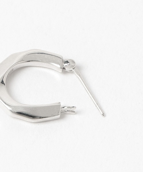HARE(ハレ)の「【SILVER925】カットピアス(HARE)(ピアス(片耳用)・メンズ・シルバー・FREE)」の8枚目の写真
