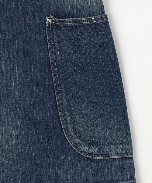 FREAK'S STORE（フリークスストア）の「Orslow/オアスロウ DENIM OVERLAP SKIRT/デニム オーバーラップ スカート（スカート・レディース・ネイビー・2/1）」の4枚目の写真