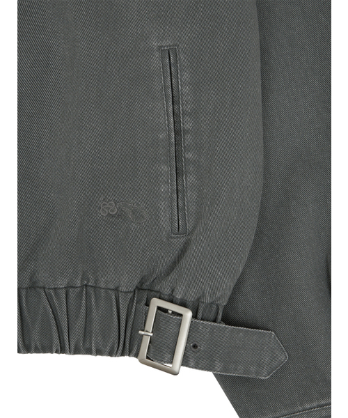 TUOMIO（トゥオミオ）の「ROUND COLLAR WASHED BOMBER [CHARCOAL]（ブルゾン・レディース・その他・1/2）」の5枚目の写真