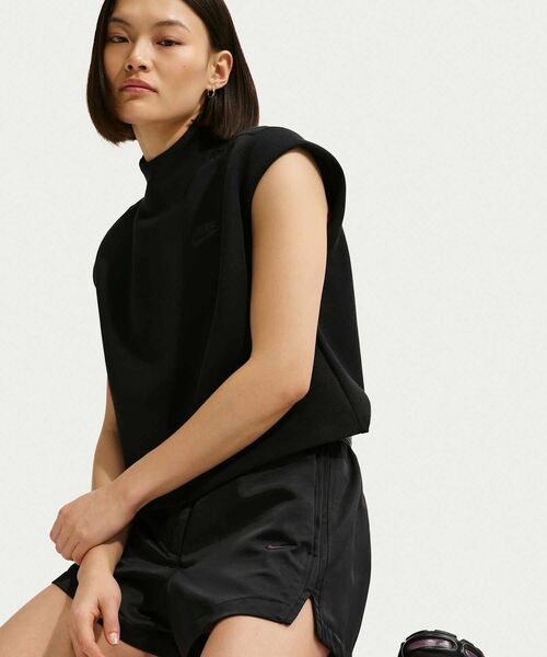 NIKE(ナイキ)の「ナイキ スポーツウェア ウィメンズ ハイウエスト サテン ホット ショーツパンツ / Nike Sportswear Women's High-Waisted Satin Hot Shorts IF0566-010 Black(その他パンツ・レディース・ブラック・XL/L/M/S/XS)」の10枚目の写真