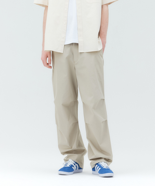 MINDBRIDGE（マインドブリッジ）の「男女共用ワイドフィットストリングパラシュートパンツ - 2カラー（その他パンツ・メンズ・ダークグレー/ライトベージュ・34/32/30/29）」の6枚目の写真