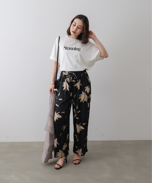 Bou Jeloud(ブージュルード)の「クリアクールロゴTシャツ(Tシャツ/カットソー・レディース・チャコールグレー/オフホワイト/オレンジ・FREE)」の5枚目の写真