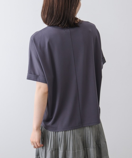 Bou Jeloud(ブージュルード)の「クリアクールロゴTシャツ(Tシャツ/カットソー・レディース・チャコールグレー/オフホワイト/オレンジ・FREE)」の17枚目の写真