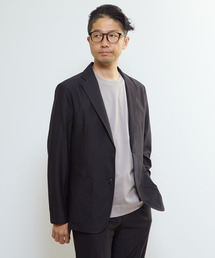 MEN'S MELROSE | トラベストジャージイージージャケット(セットアップ可)(テーラードジャケット)