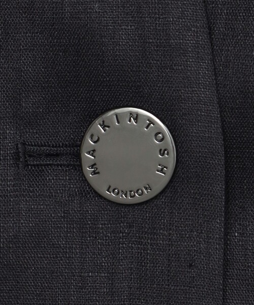 MACKINTOSH LONDON（マッキントッシュ ロンドン）の「【eclat5月号掲載】リネンストレッチジャケット（テーラードジャケット・レディース・ブラック/ベージュ・40/38）」の9枚目の写真