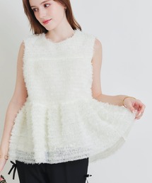PICCIN PERLA（ピッチンペルラ）の「フラワーチュールブラウス（シャツ/ブラウス）」